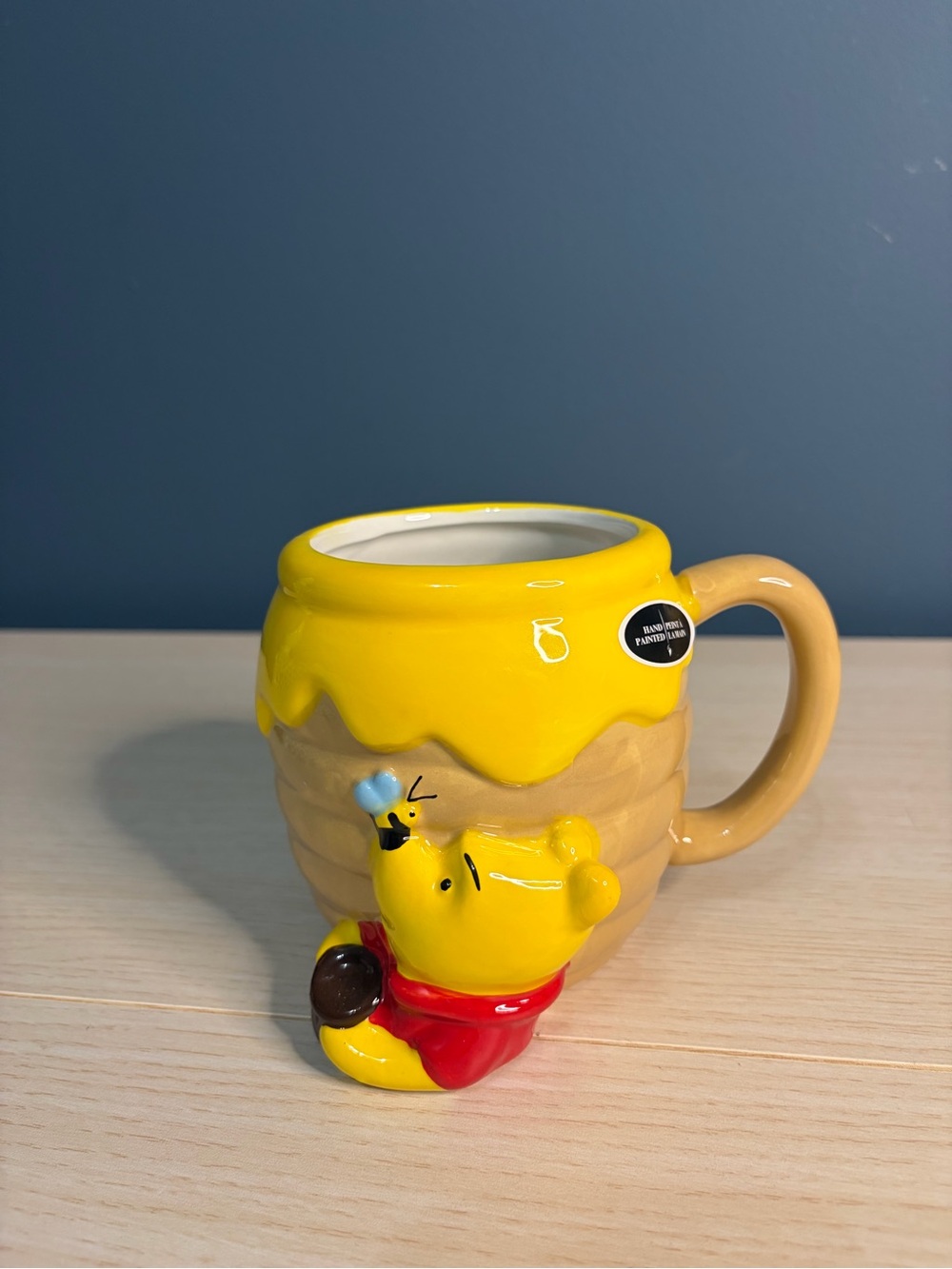 Disney Yellow Winnie the Pooh Honey Pot Ceramic Mug